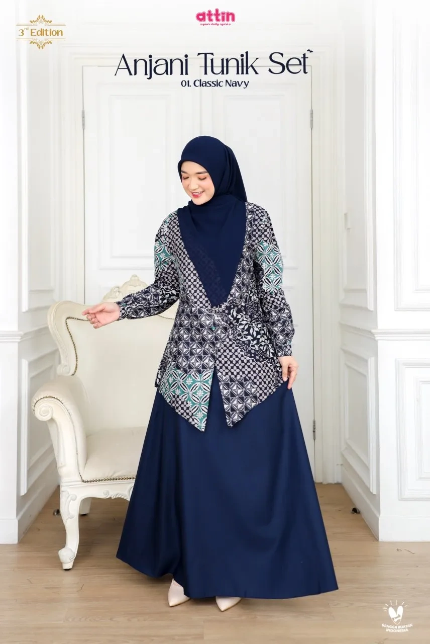 ARJUNA ANJANI 01 CLASIC NAVY thumb 1