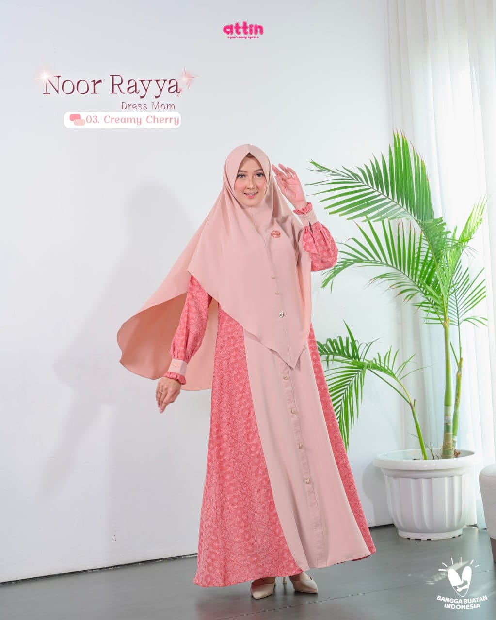 Attin - NOOR RAYYA 03 CREAMY CHERRY thumb 4