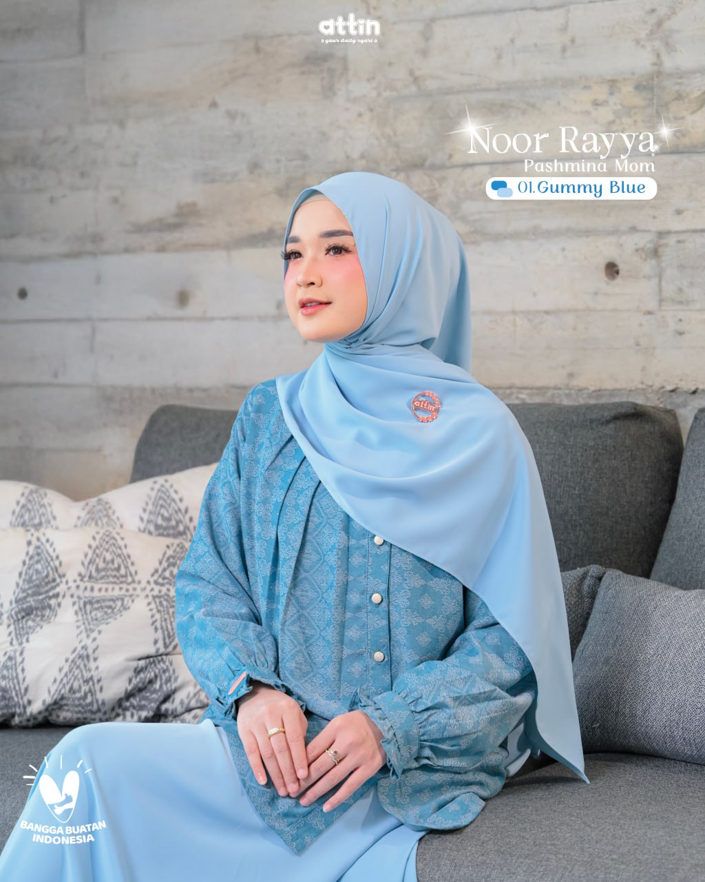 Attin - NOOR RAYYA 01 GUMMY BLUE thumb 7