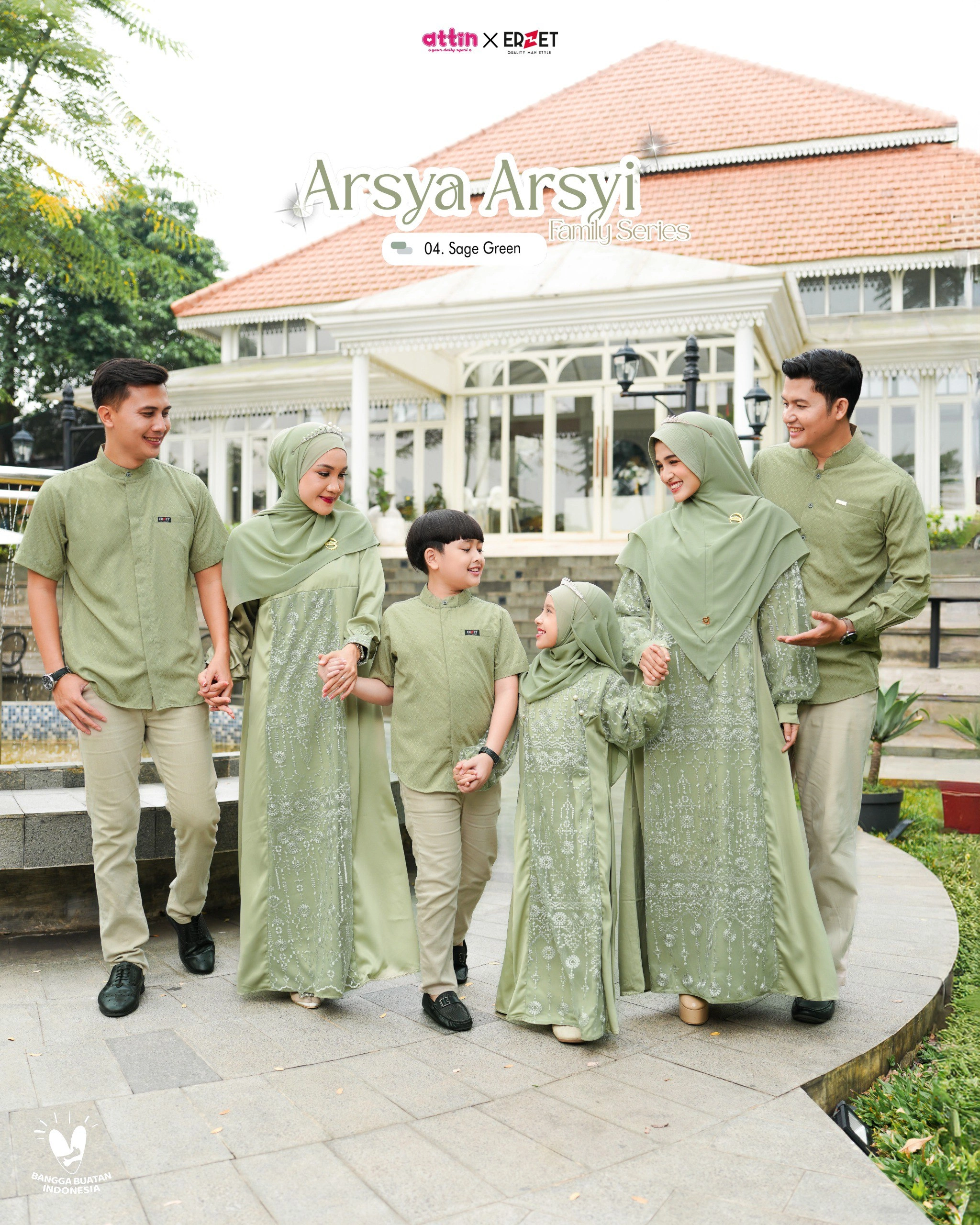 ARSYA & ARSYI SAGE GREEN thumb 1
