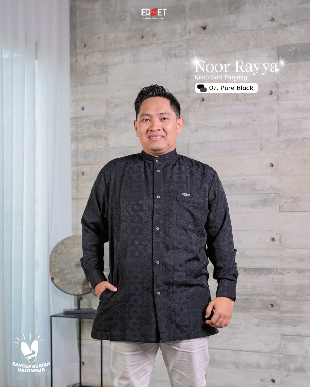 Attin - NOOR RAYYA 07 PURE BLACK thumb 5