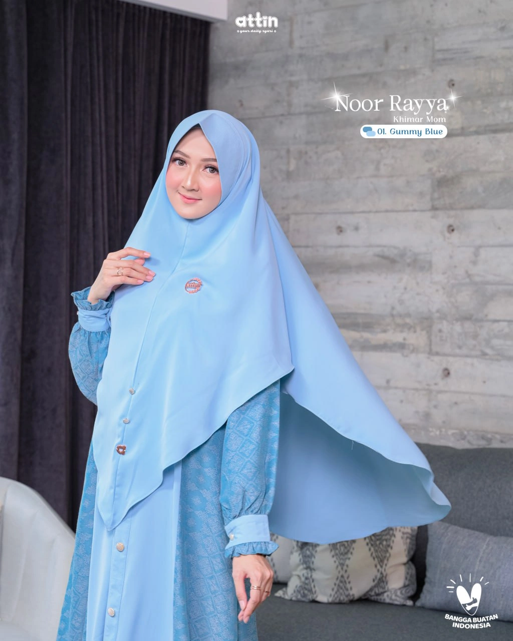 Noor Rayya Khimar Scraft dan Pashmina thumb 3