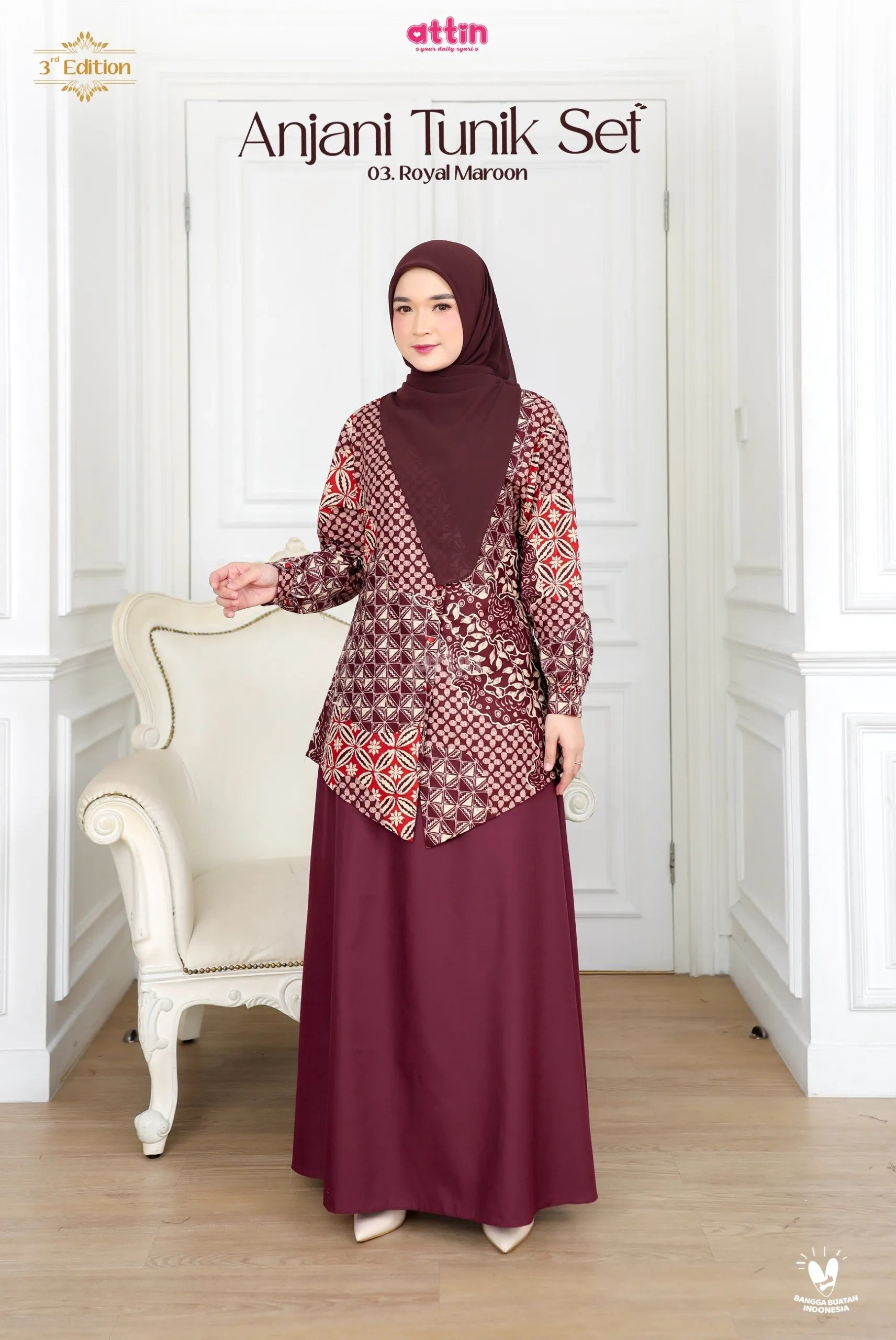 ARJUNA ANJANI 03 ROYAL BURGUNDY