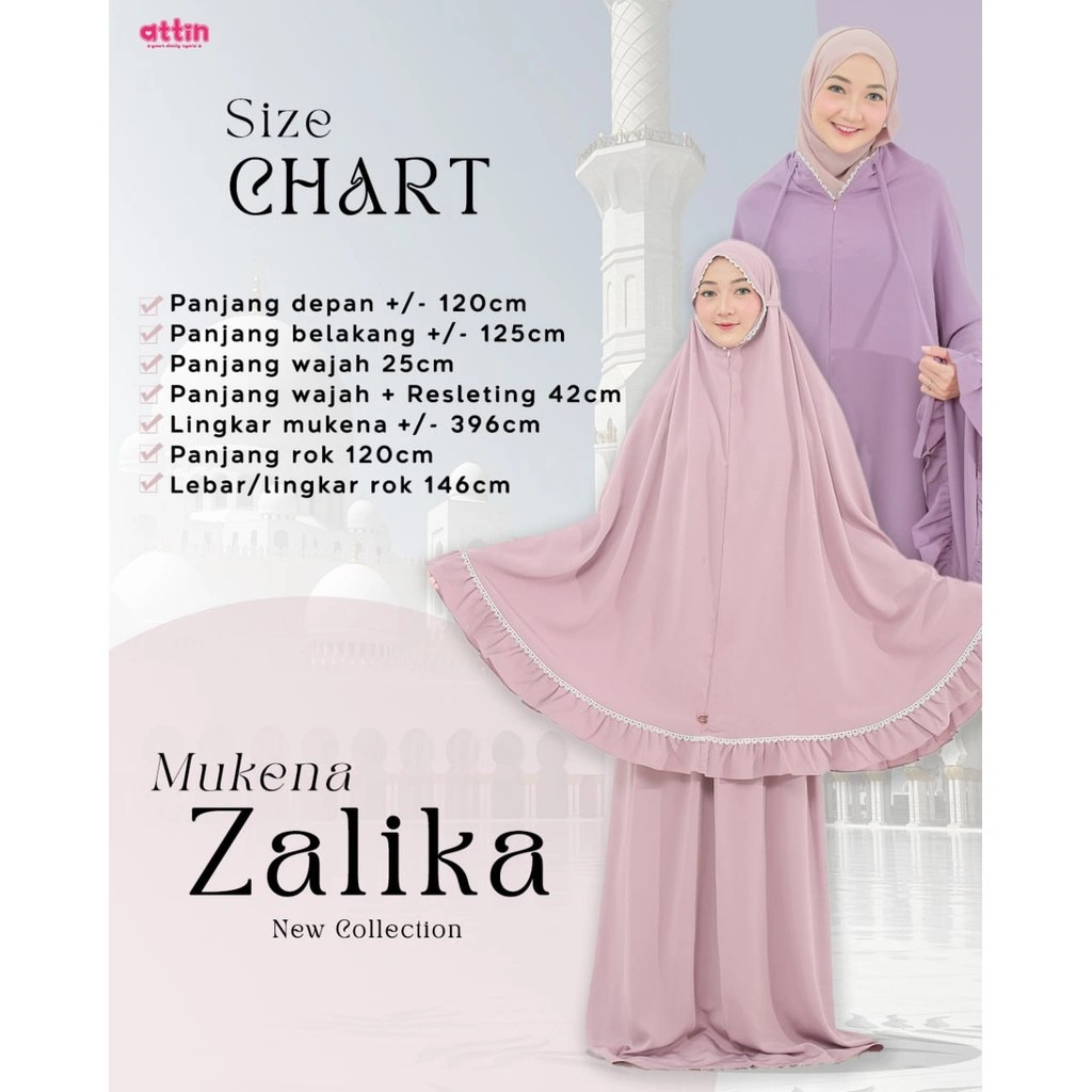 Mukena Zalika Armany Silk thumb 6