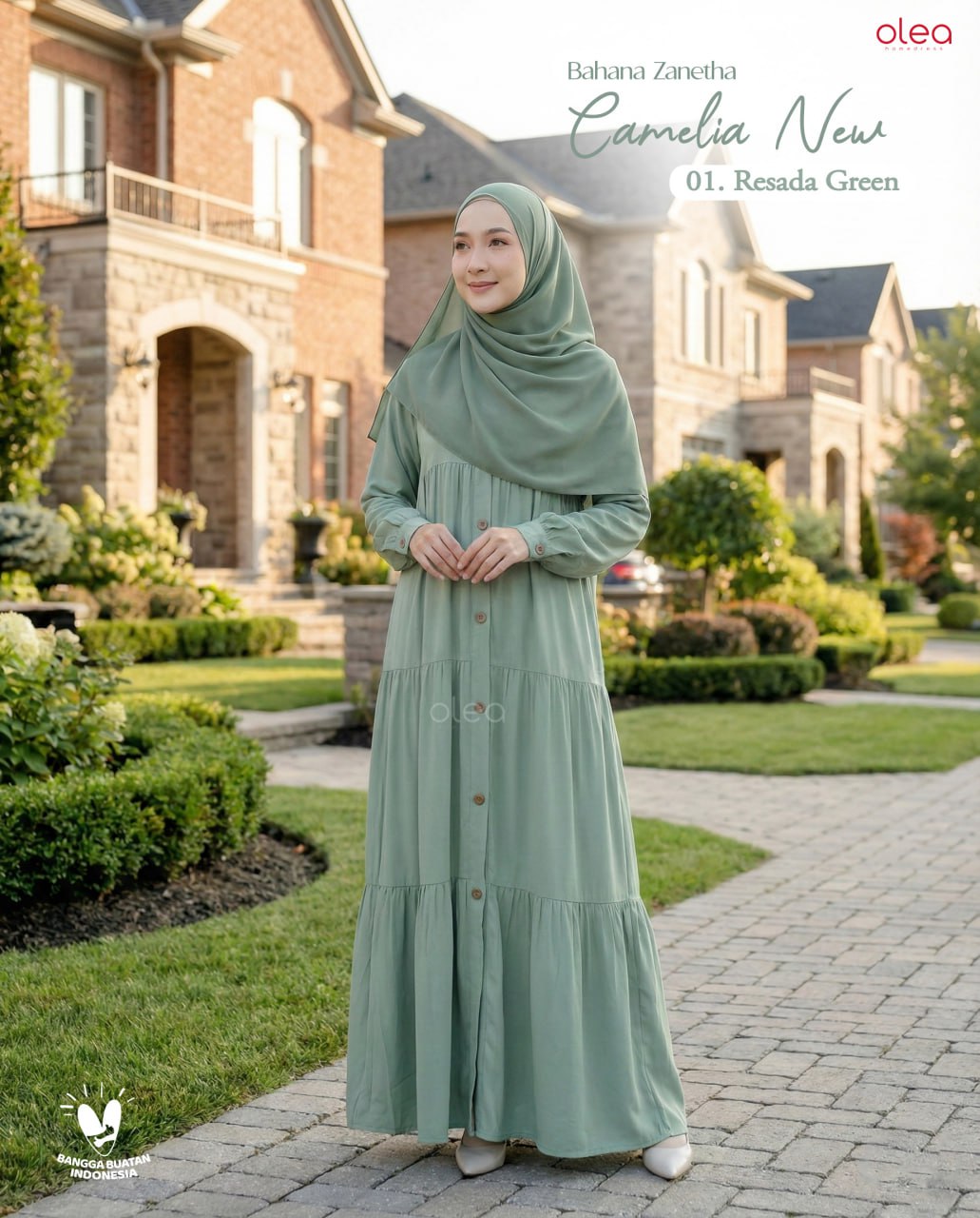 Attin - Camelia Dress Bahan Zanetta thumb 3