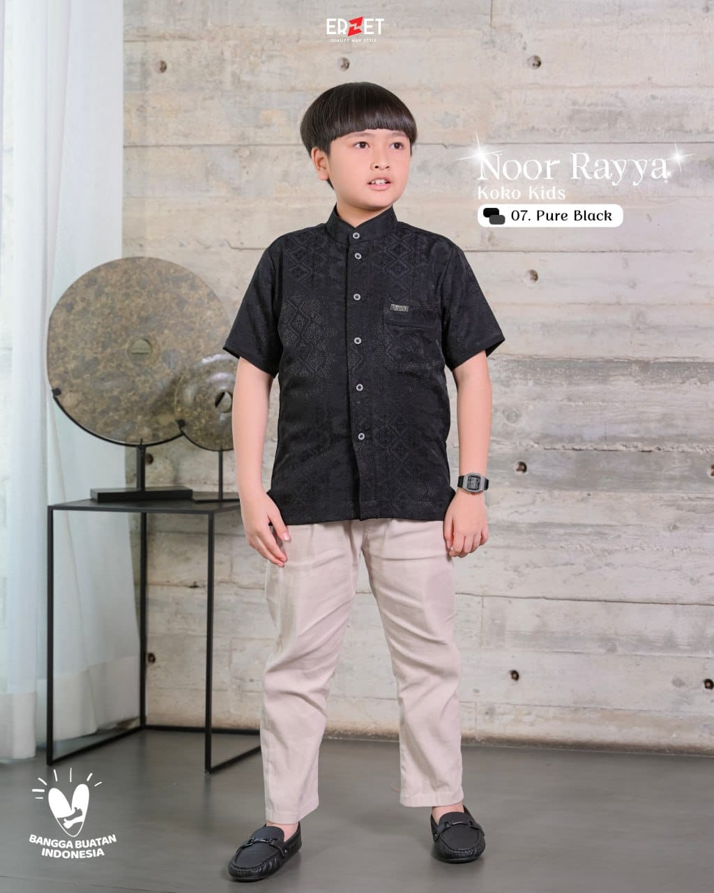 Attin - NOOR RAYYA 07 PURE BLACK thumb 3
