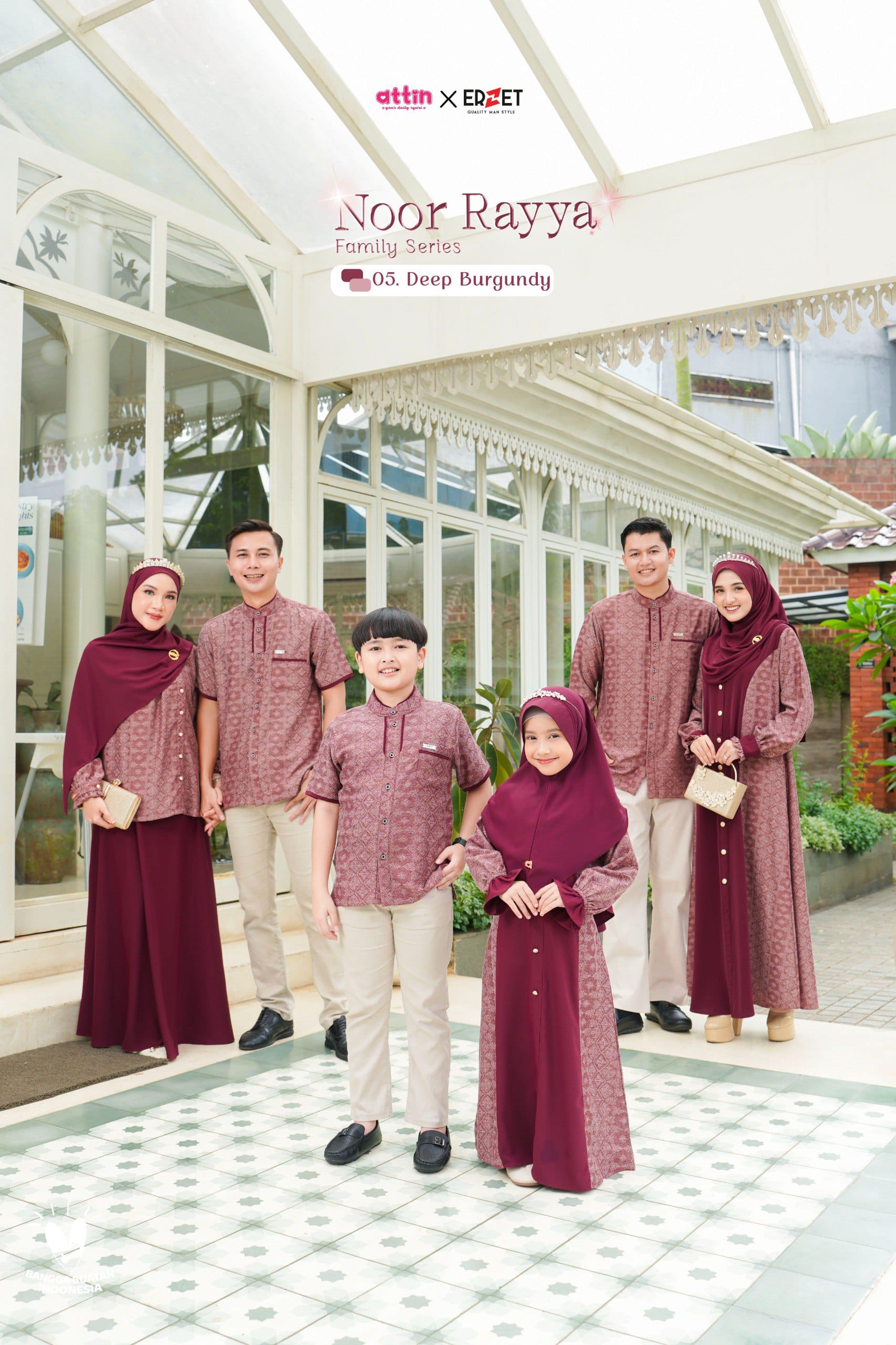 Attin - NOOR RAYYA 05 DEEP BURGUNDY thumb 5
