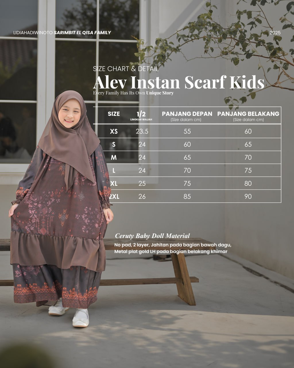 Lidia - ALEV INSTAN SCARF KIDS