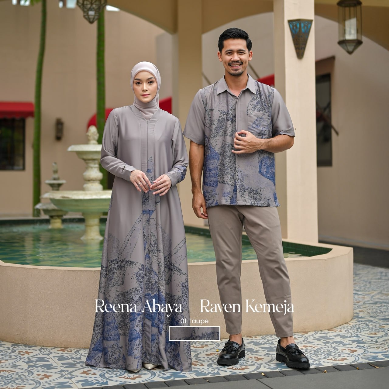 Lidia - Reena Abaya & Raven Kemeja Couple
