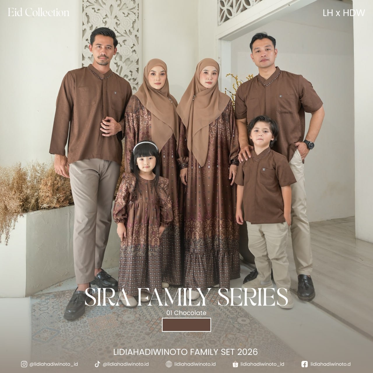Lidia - Sira Family 01 Chocolate (Sarimbit LH 2026)