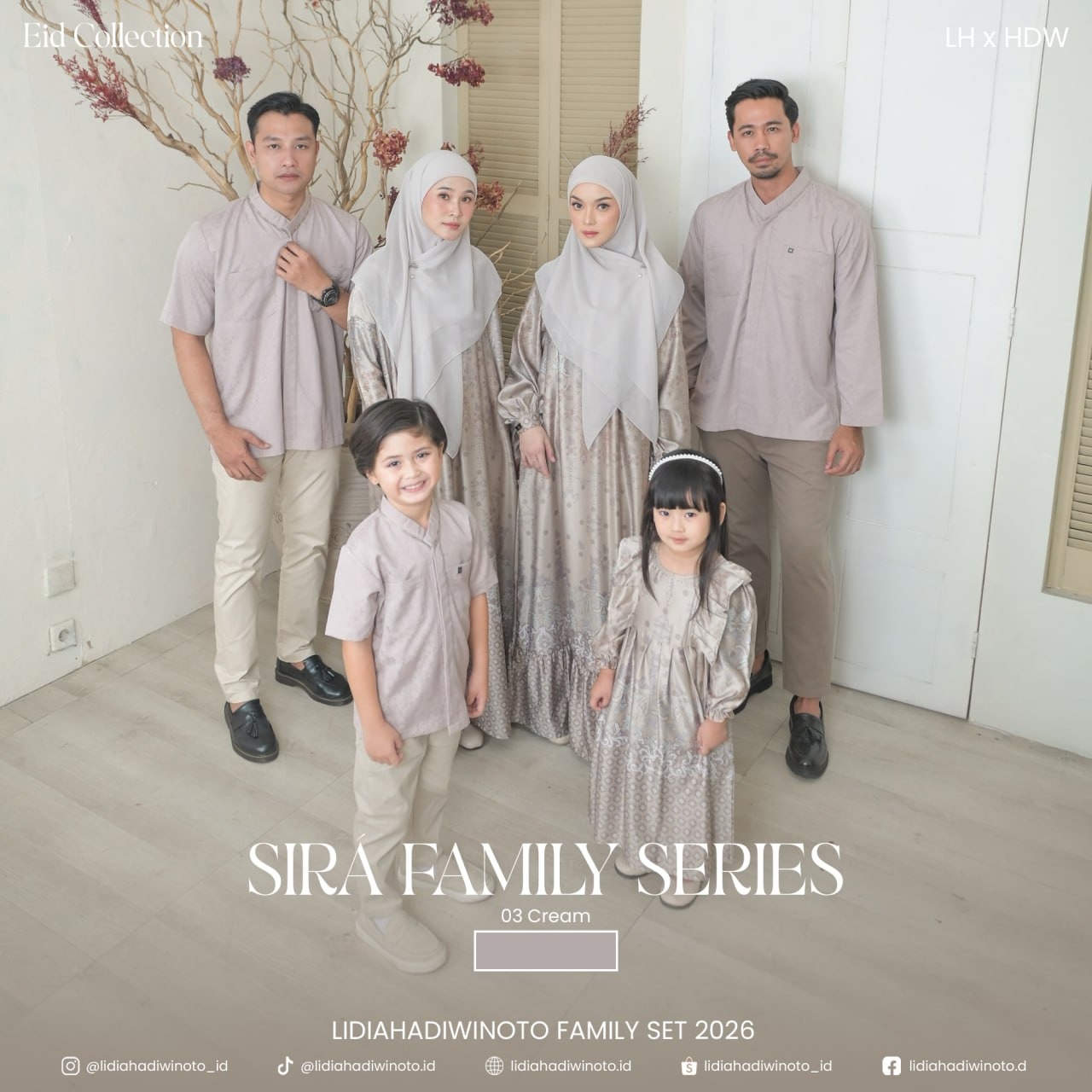 Lidia - Sira Family 03 Cream (Sarimbit LH 2026)