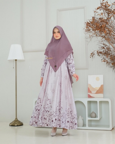 Michan - Gamis Dewasa - Hawa Maxmara MILKY - Michan.co.id