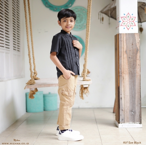 Michan - Koko Kidz - SON ALif Black - Michan.co.id