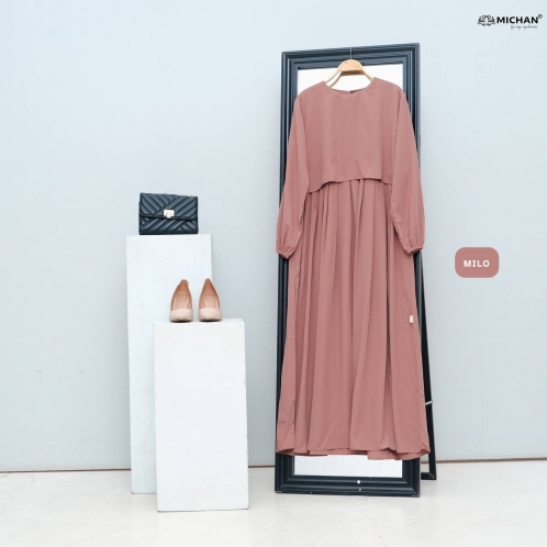 Michan - Gamis Dewasa - Keira Dress Milo - Michan.co.id