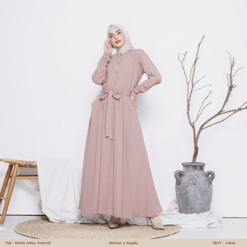 Michan - Atasan / Top - KANIA Tunik Mocca (Coksu) - Michan.co.id