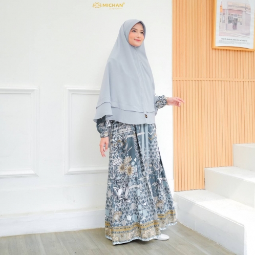 Michan - Gamis Dewasa - Hawa Seri-O Emerald - Michan.co.id