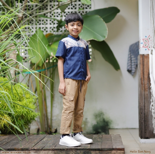 Michan - Koko Kidz - SON Hello Raya Navy - Michan.co.id
