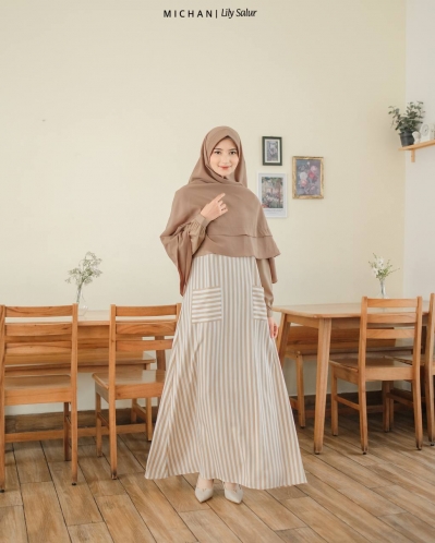 Michan - Gamis Dewasa - Lily SALUR Milo - Michan.co.id