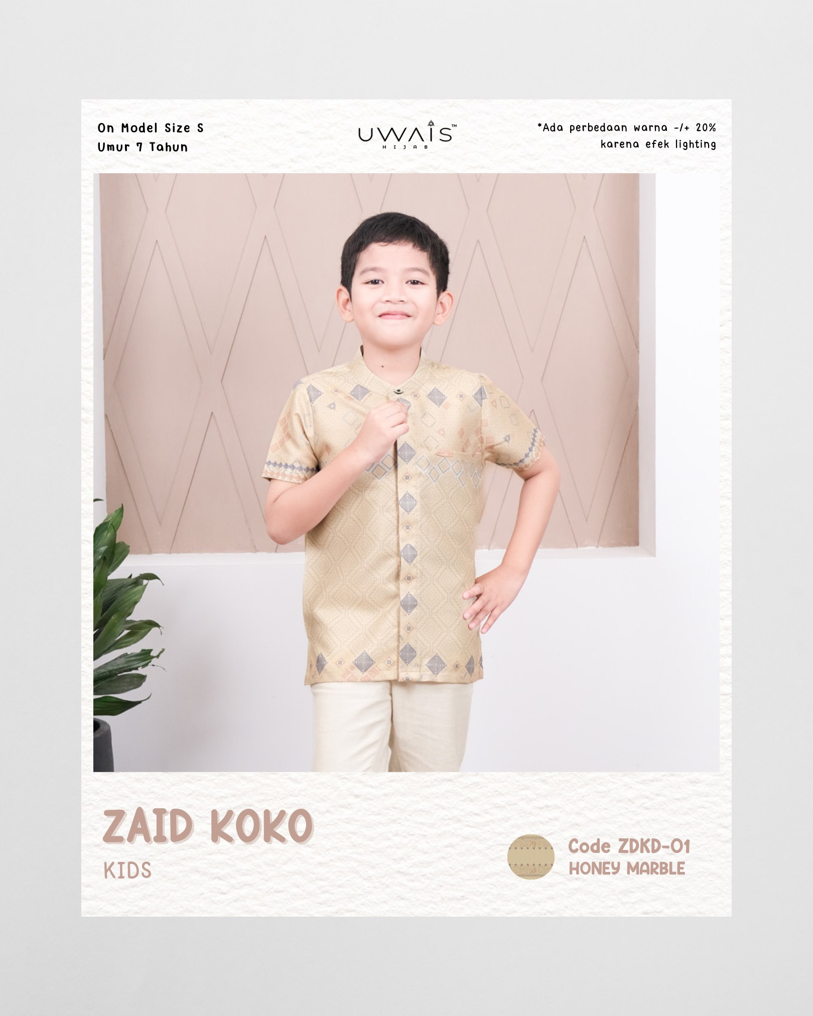 Uwais - ZAID KOKO KIDS (LENGAN PENDEK)