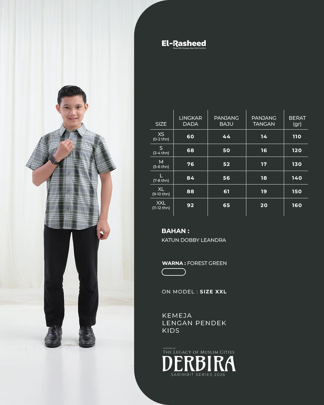 Yasmeera - DERBIRA SERIES - FOREST GREEN thumb 3