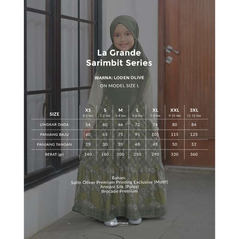 Yasmeera - GAMIS LA GRANDE ANAK thumb 36