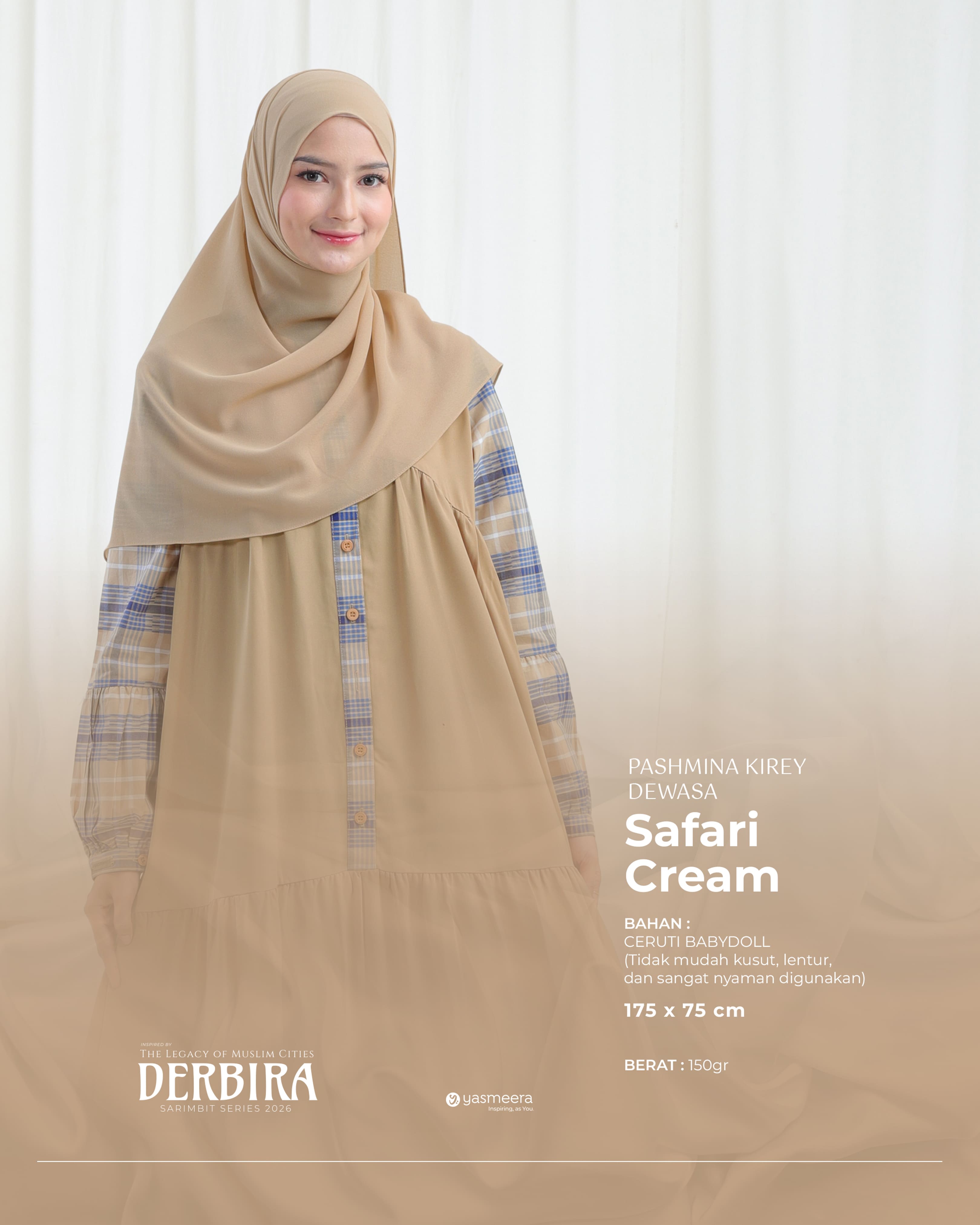 Yasmeera - KHIMAR & PASHMINA SARIMBIT 2026 VOL 2 (DERBIRA) thumb 9