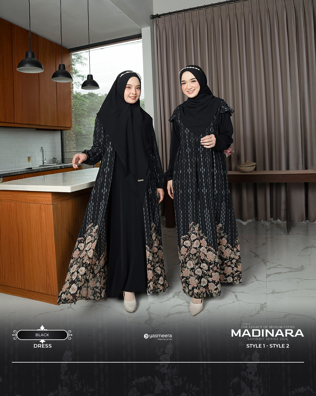 Yasmeera - MADINARA SERIES - BLACK thumb 7