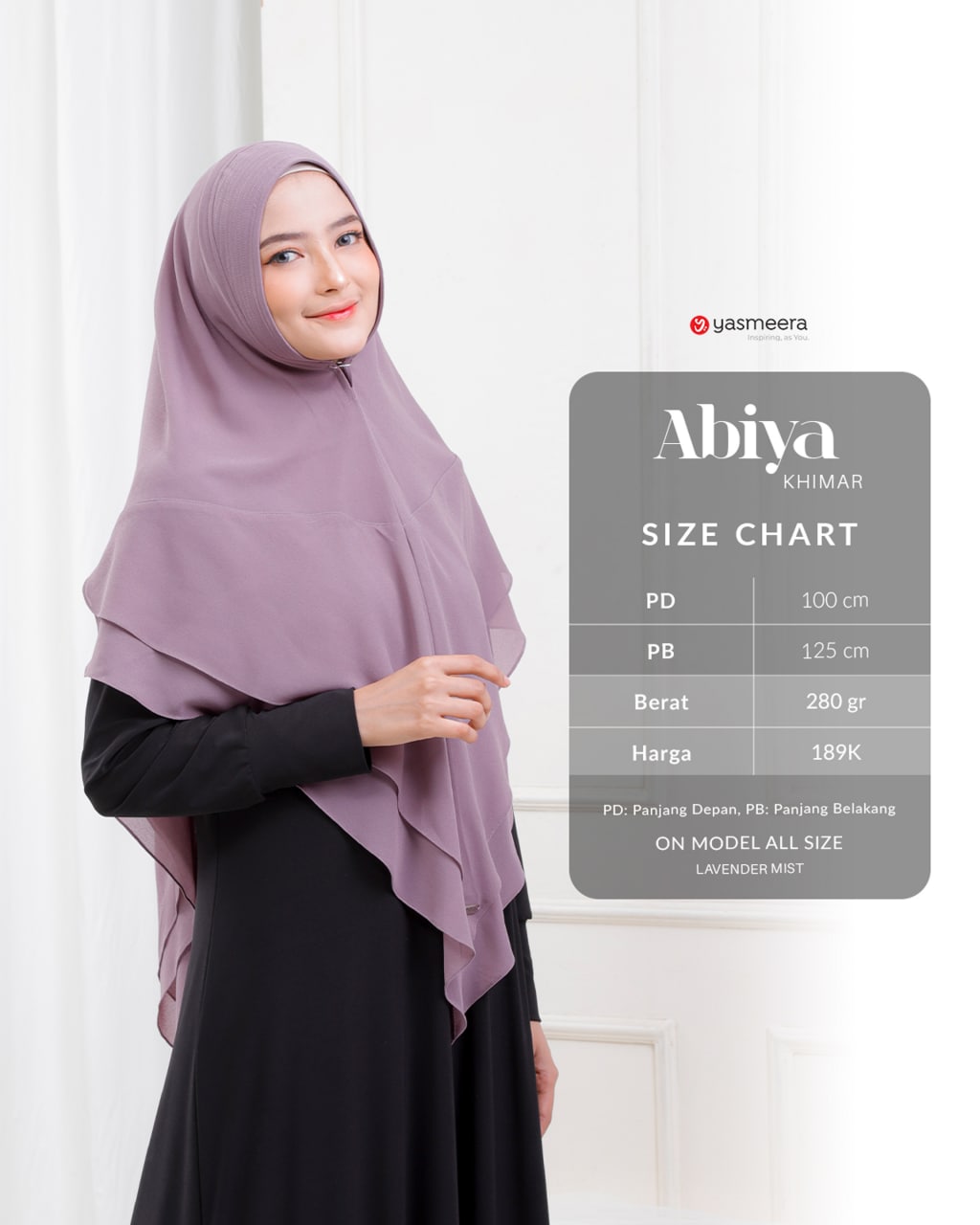 Yasmeera - KHIMAR ABIYA thumb 6