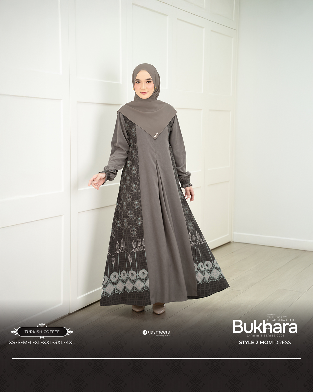 Yasmeera - GAMIS BUKHARA STYLE 2 DEWASA GRADE B thumb 43