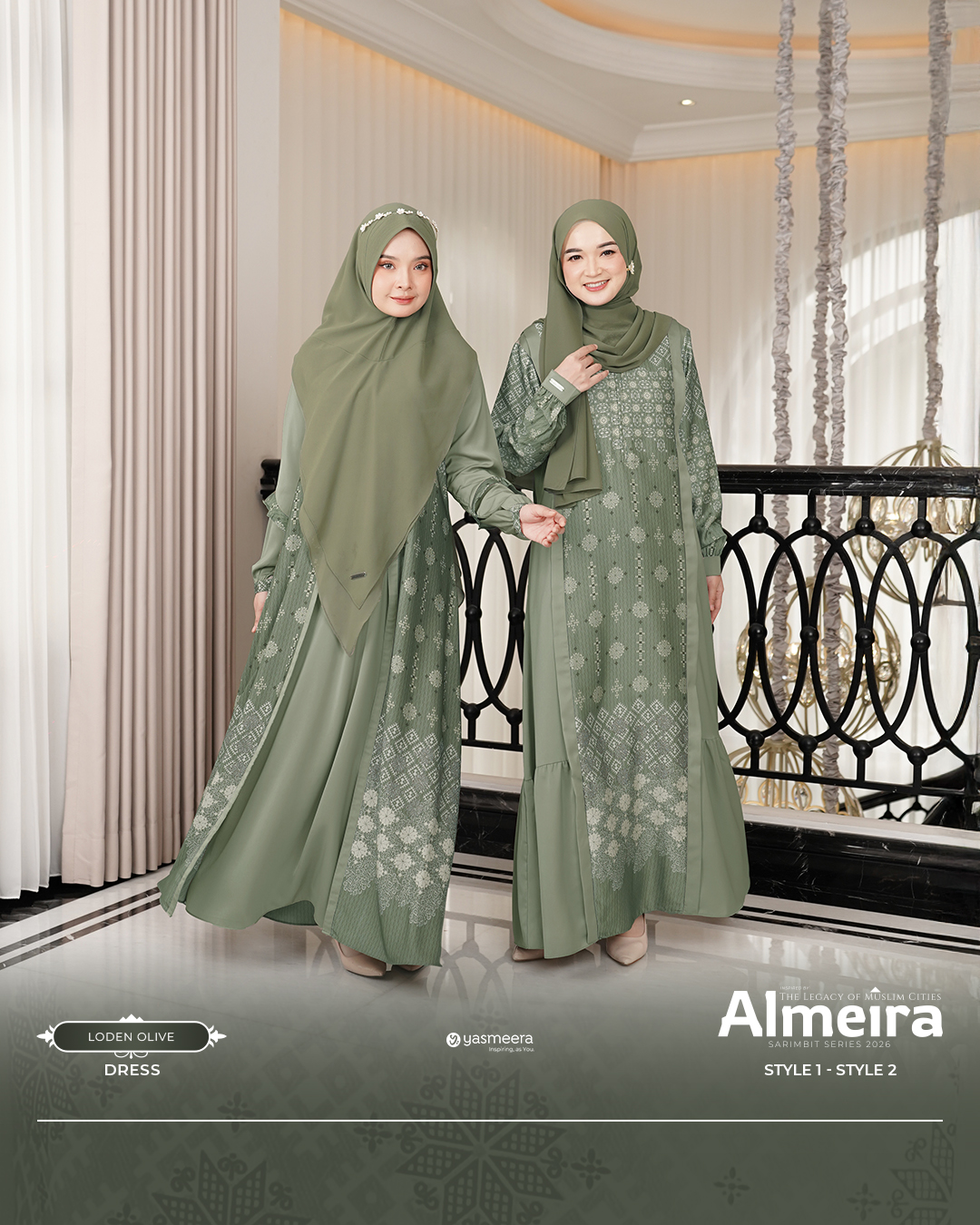 Yasmeera - ALMEIRA SERIES - LODEN OLIVE thumb 12