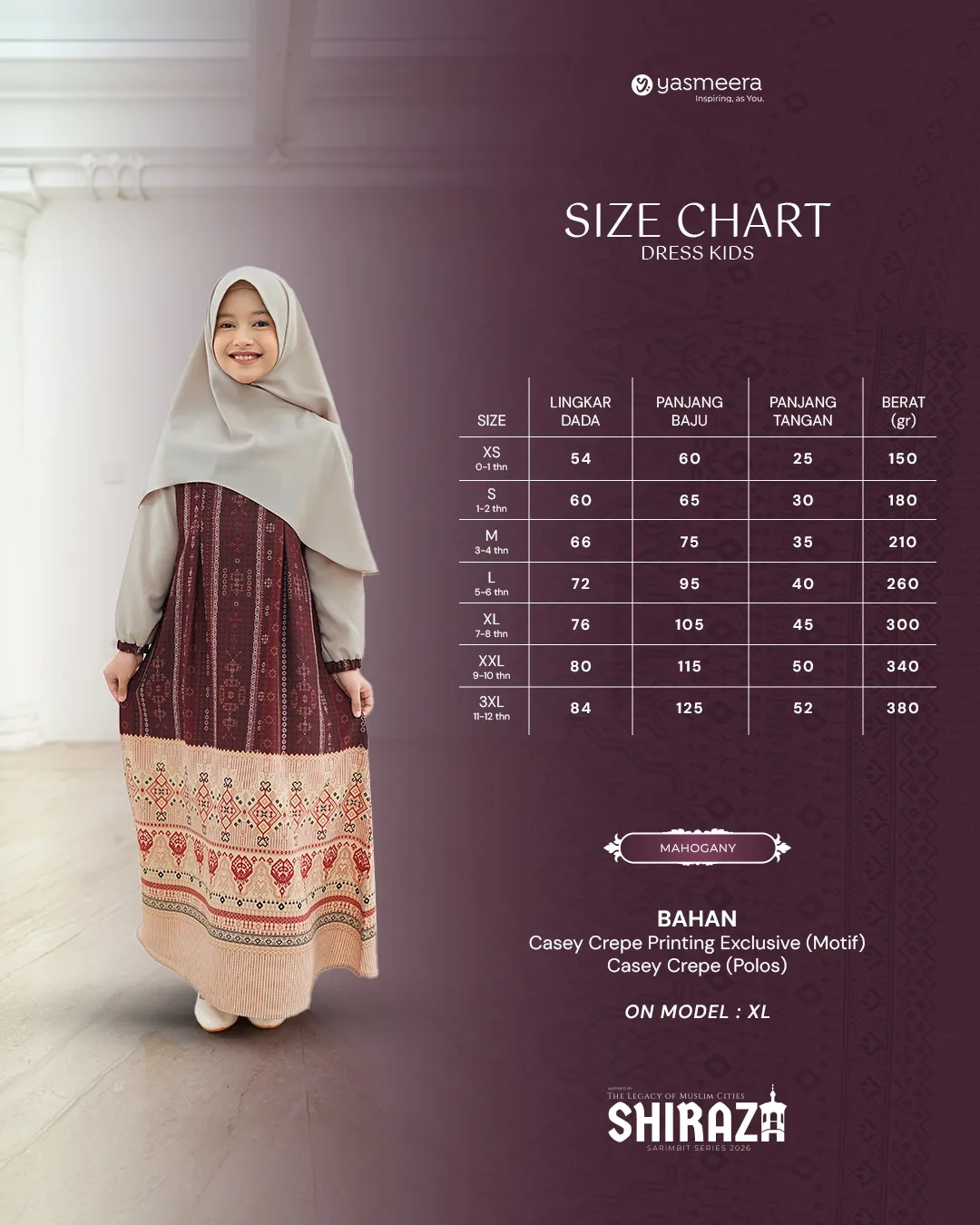 Yasmeera - SHIRAZA SERIES - MAHOGANY thumb 10