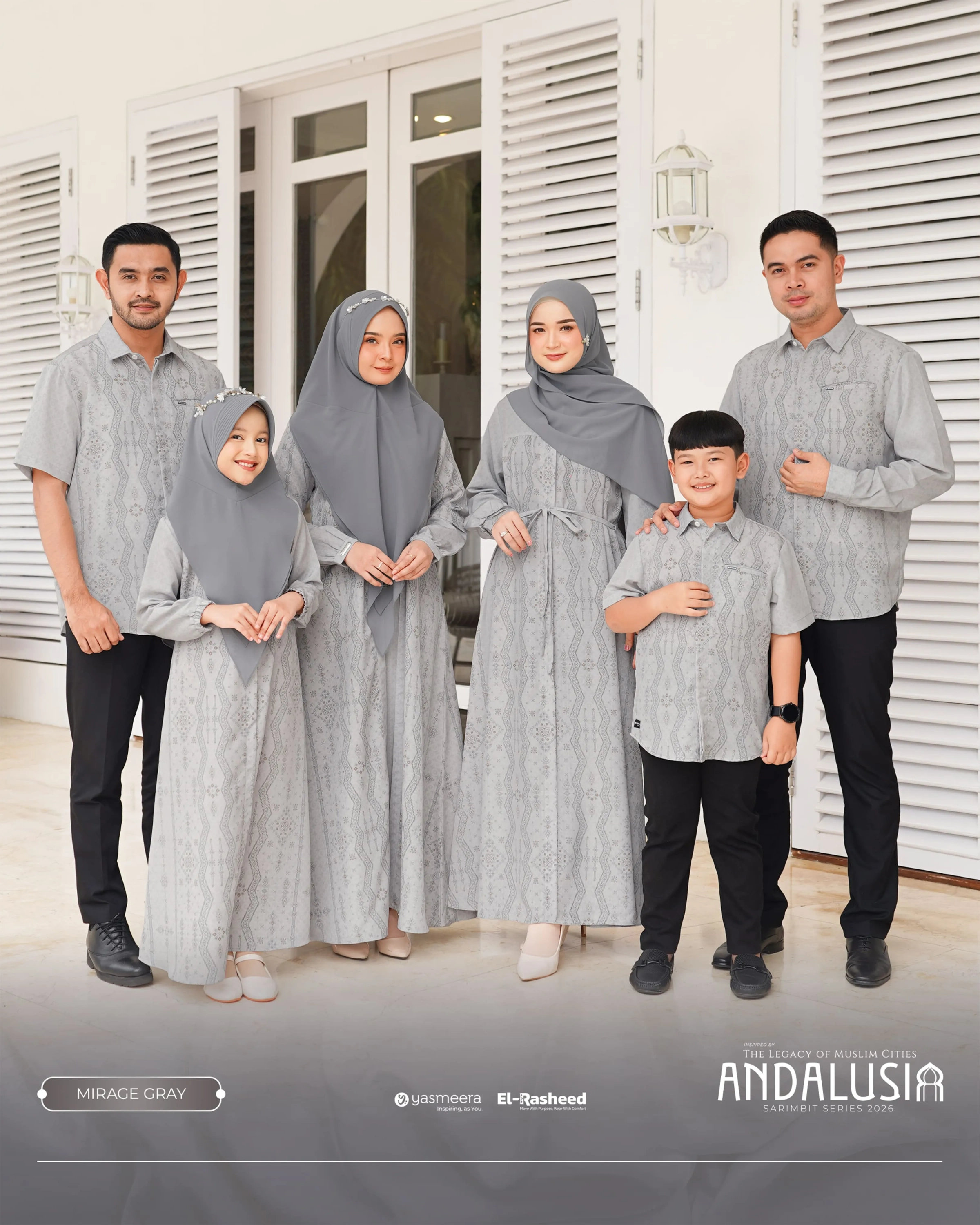 Yasmeera - ANDALUSIA SERIES - MIRAGE GRAY
