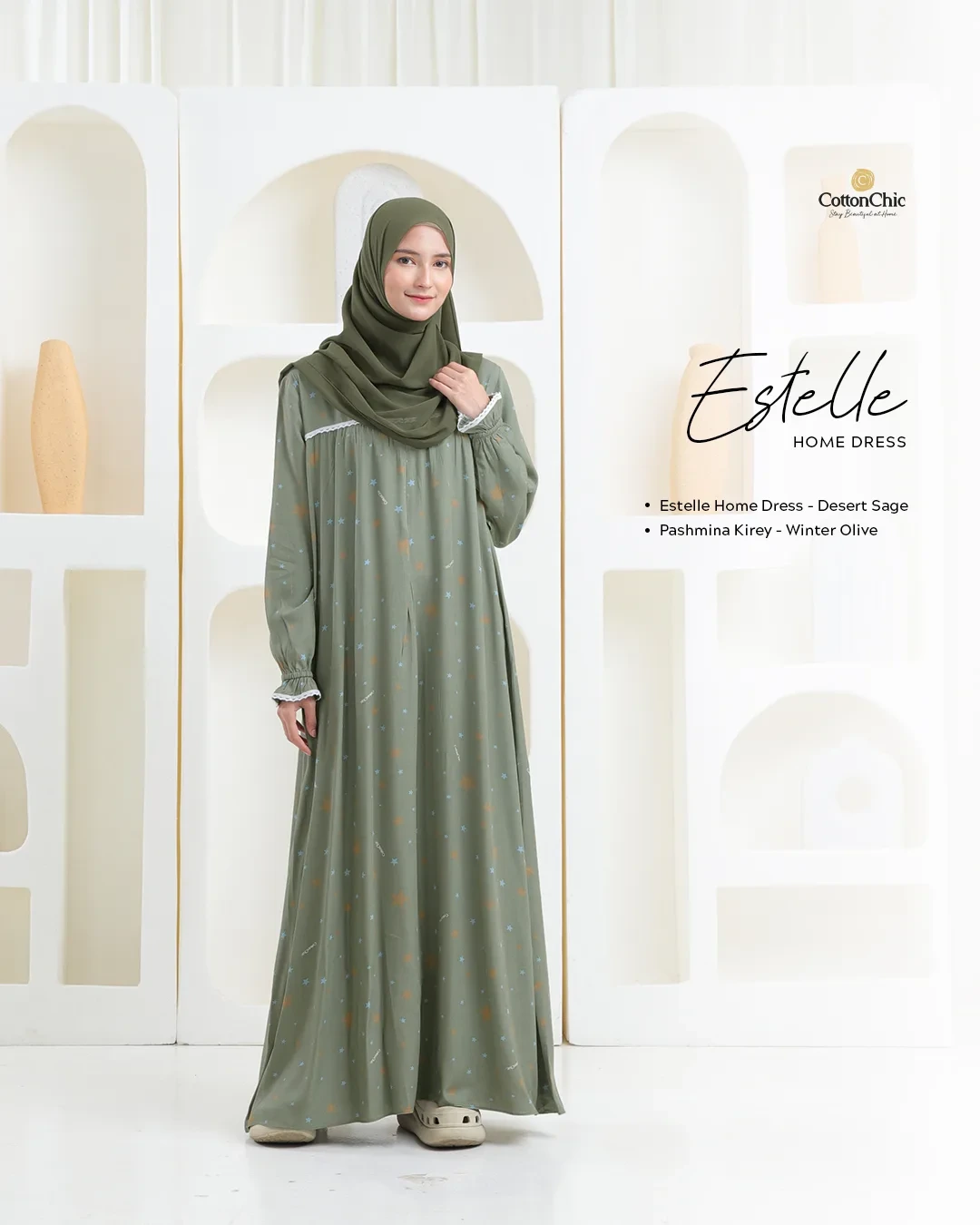 Yasmeera - HOMEDRESS ESTELLE DEWASA GRADE B thumb 13
