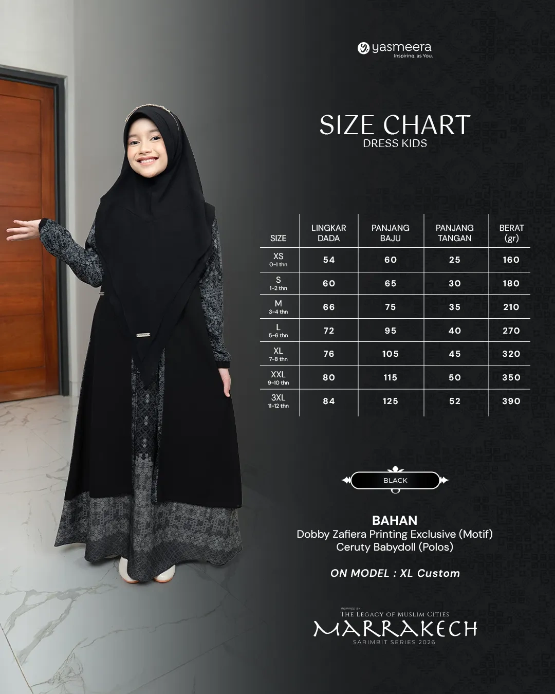 Yasmeera - MARRAKECH SERIES - BLACK thumb 4