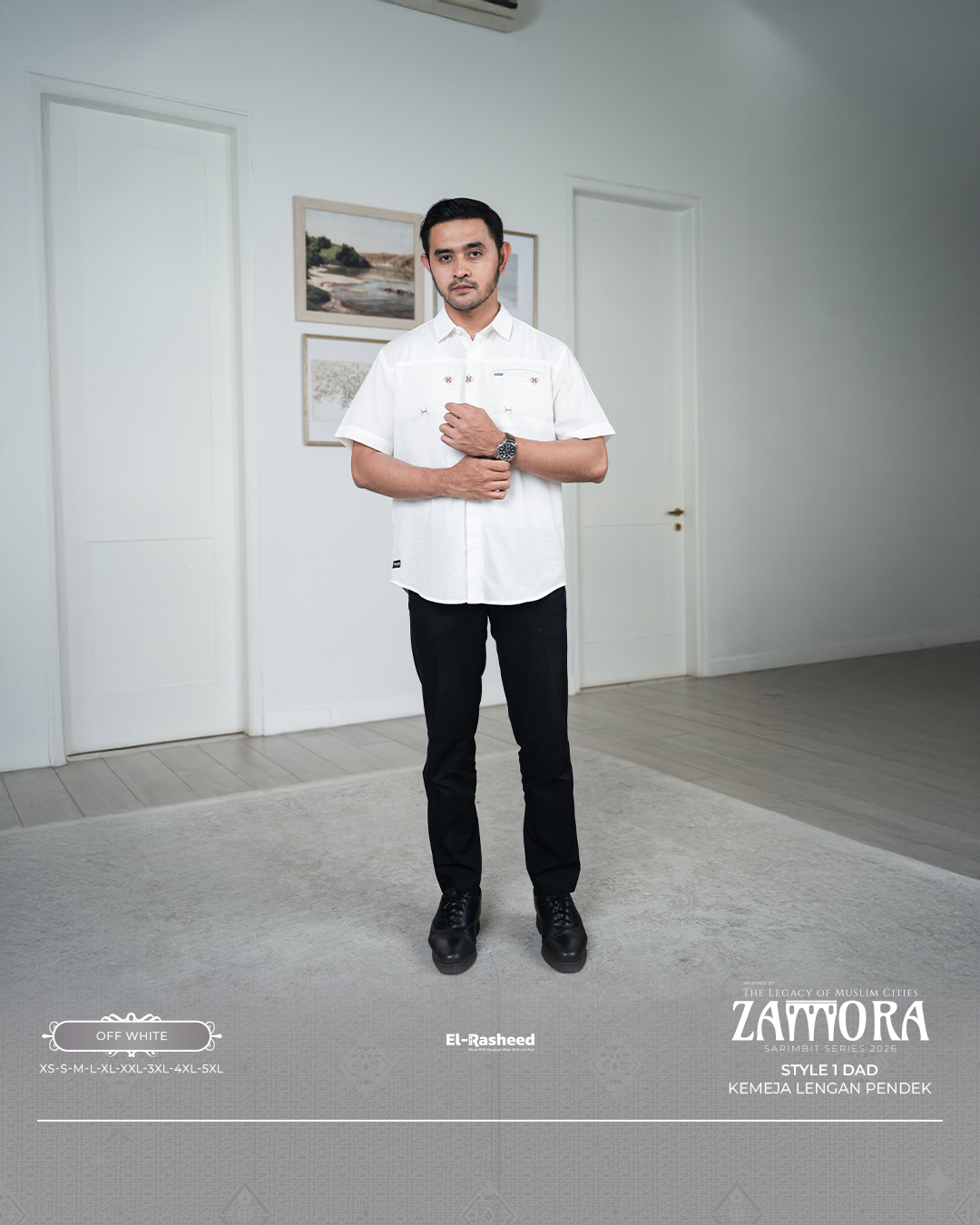 Yasmeera - KEMEJA ZAMORA LENGAN PENDEK DEWASA GRADE B thumb 20