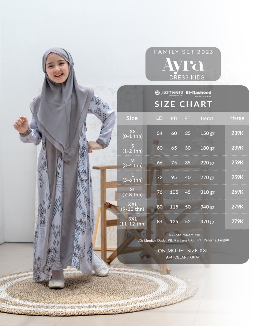 Yasmeera - GAMIS AYRA ANAK thumb 27