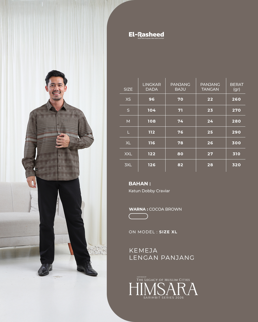 Yasmeera - HIMSARA SERIES - COCOA BROWN thumb 4