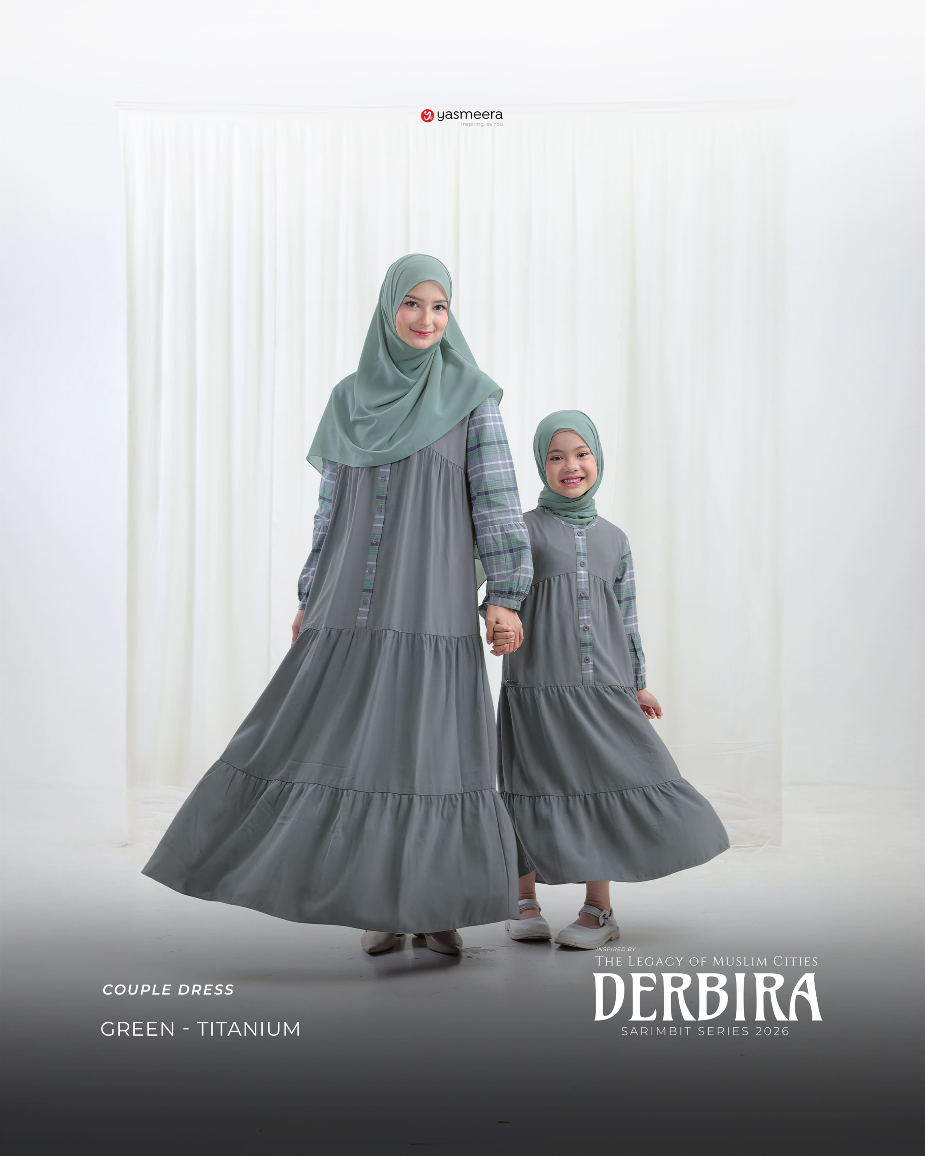 Yasmeera - DERBIRA SERIES - GREEN-TITANIUM thumb 9