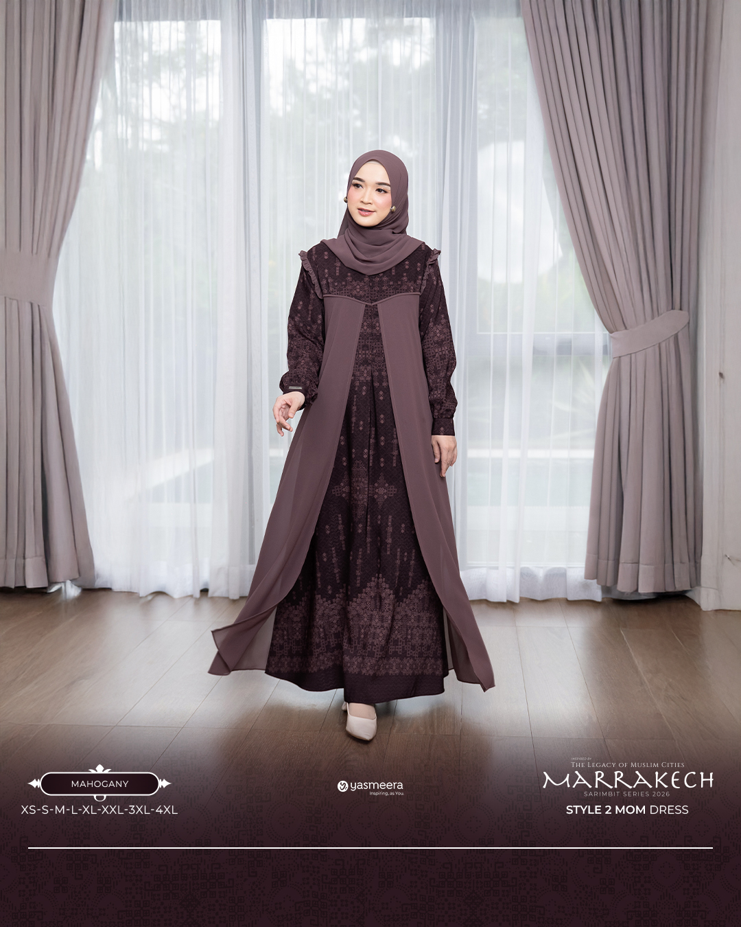 Yasmeera - GAMIS MARRAKECH STYLE 2 DEWASA GRADE B thumb 42