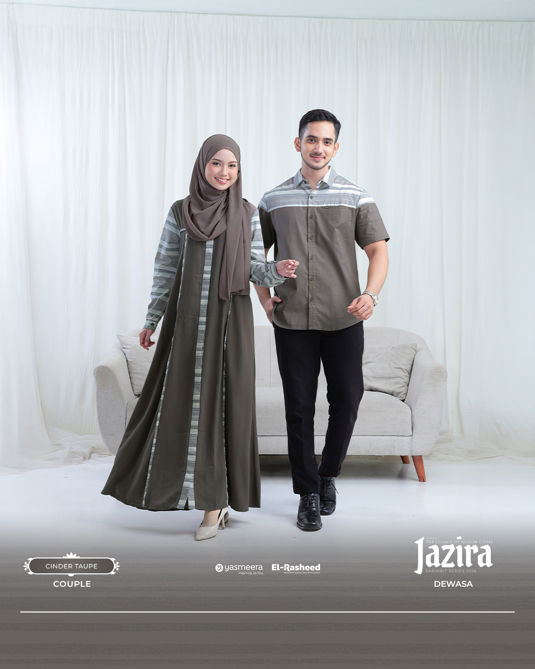 Yasmeera - JAZIRA SERIES - CINDER TAUPE thumb 8