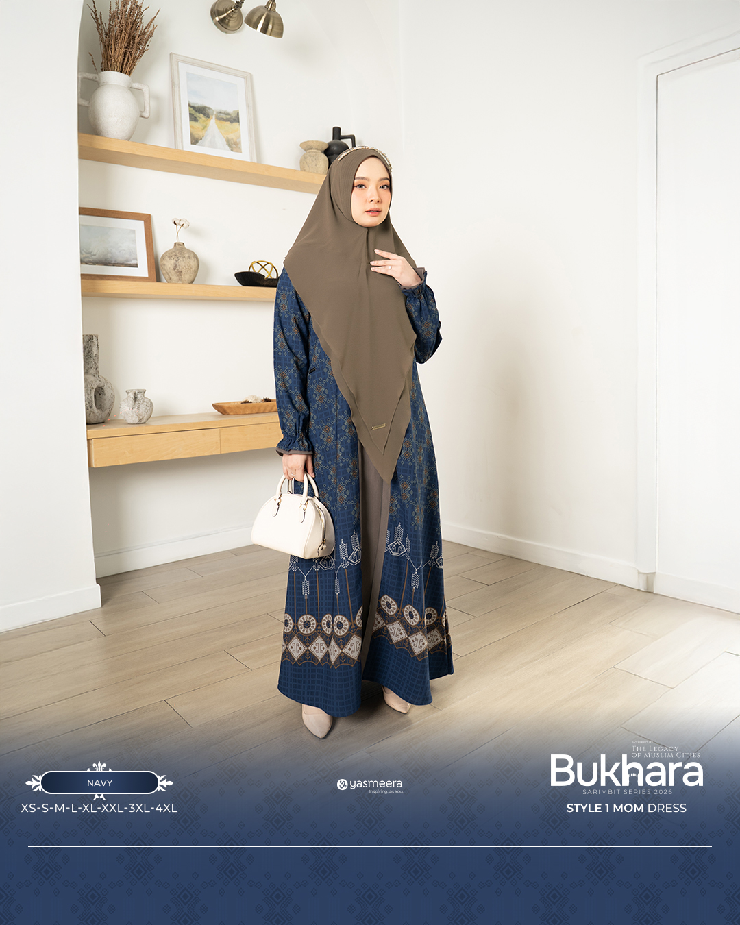 Yasmeera - GAMIS BUKHARA STYLE 1 DEWASA GRADE B thumb 28