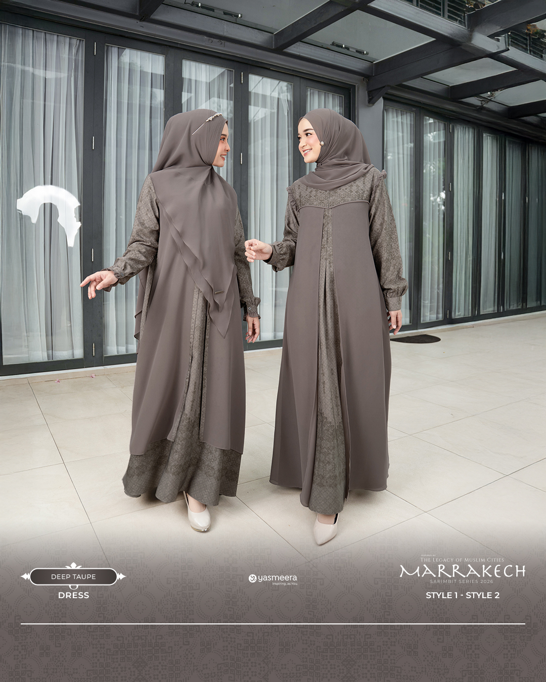 Yasmeera - MARRAKECH SERIES - DEEP TAUPE thumb 7