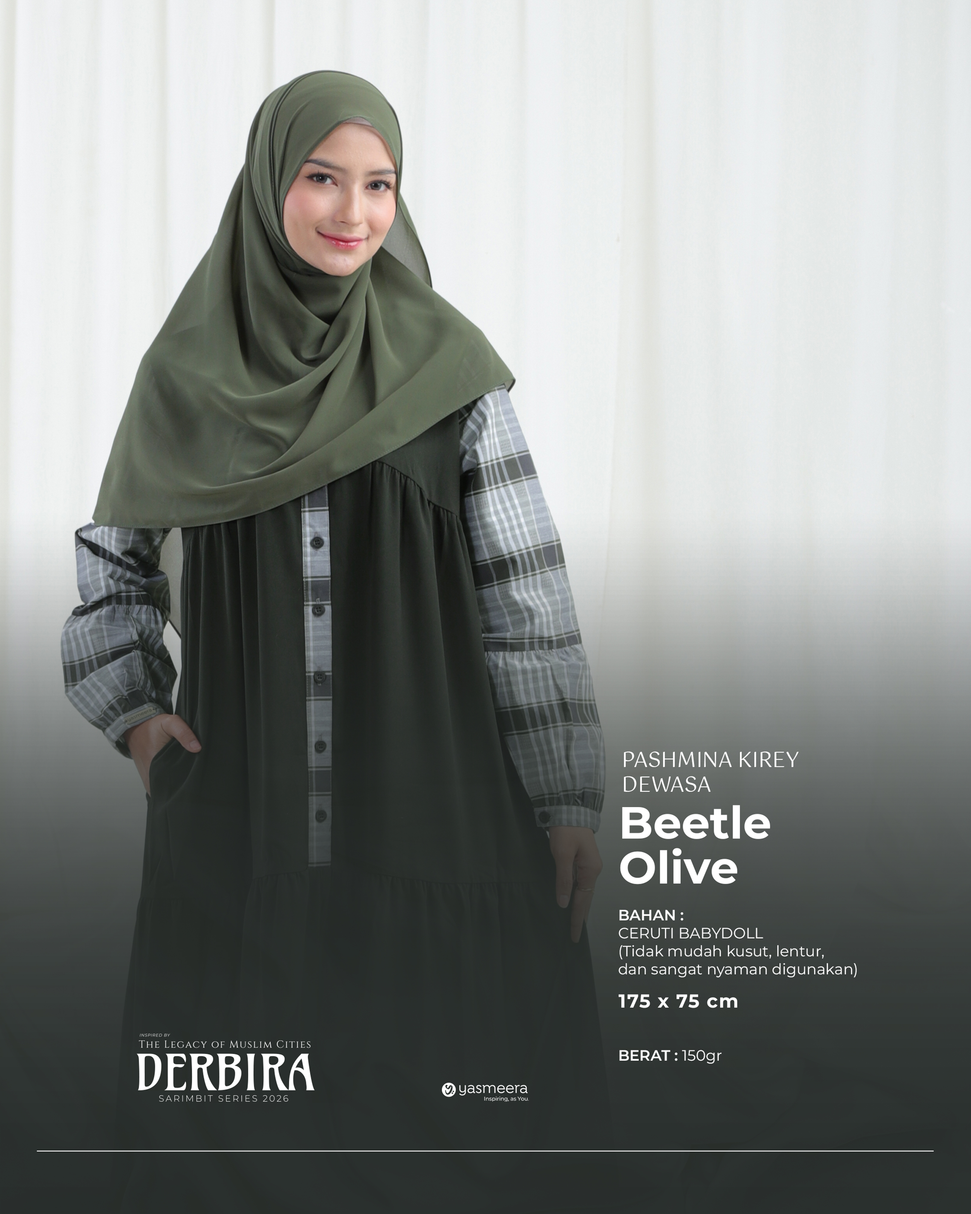 Yasmeera - KHIMAR & PASHMINA SARIMBIT 2026 VOL 2 (DERBIRA) thumb 11