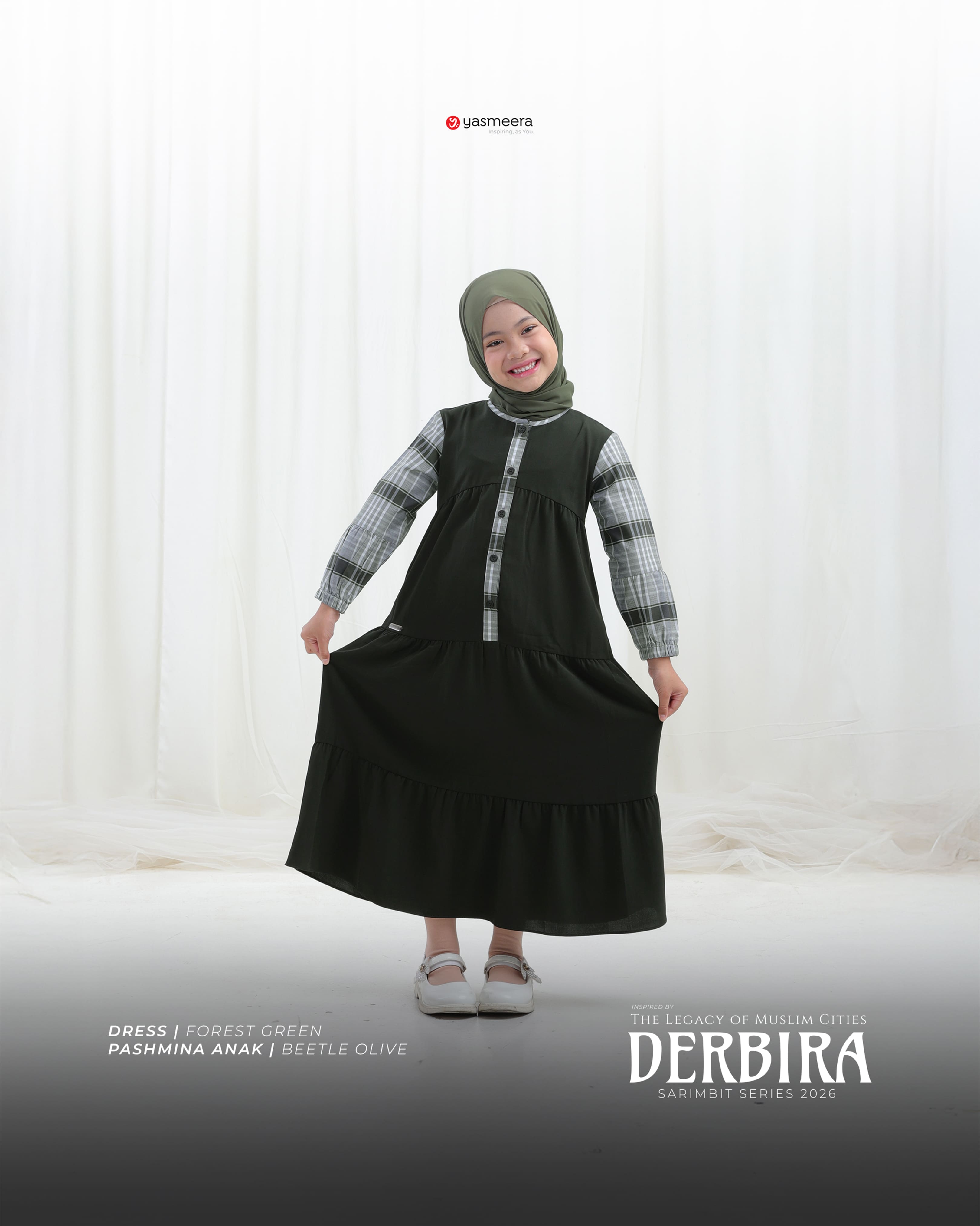 Yasmeera - DERBIRA SERIES - FOREST GREEN thumb 9