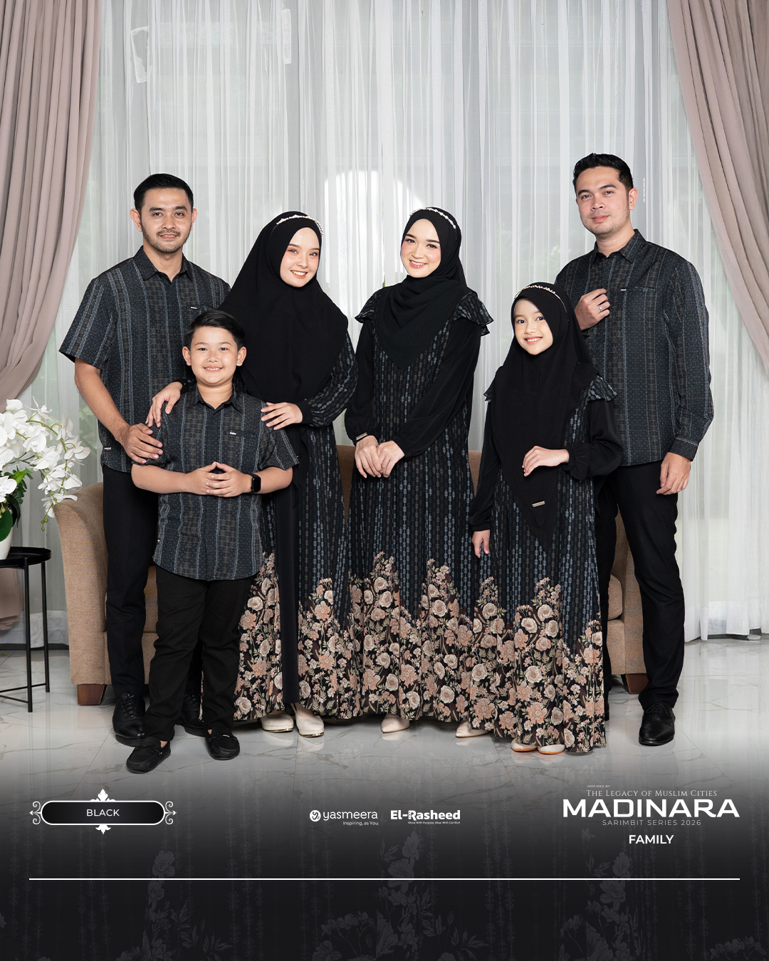 Yasmeera - MADINARA SERIES - BLACK thumb 12