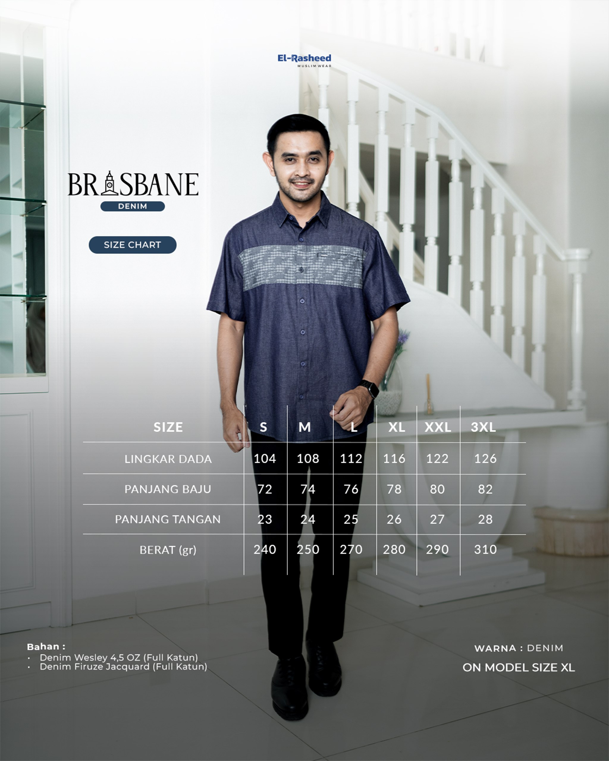 Yasmeera - COUPLE SERIES 2025 BRISBANE WARNA DENIM thumb 4