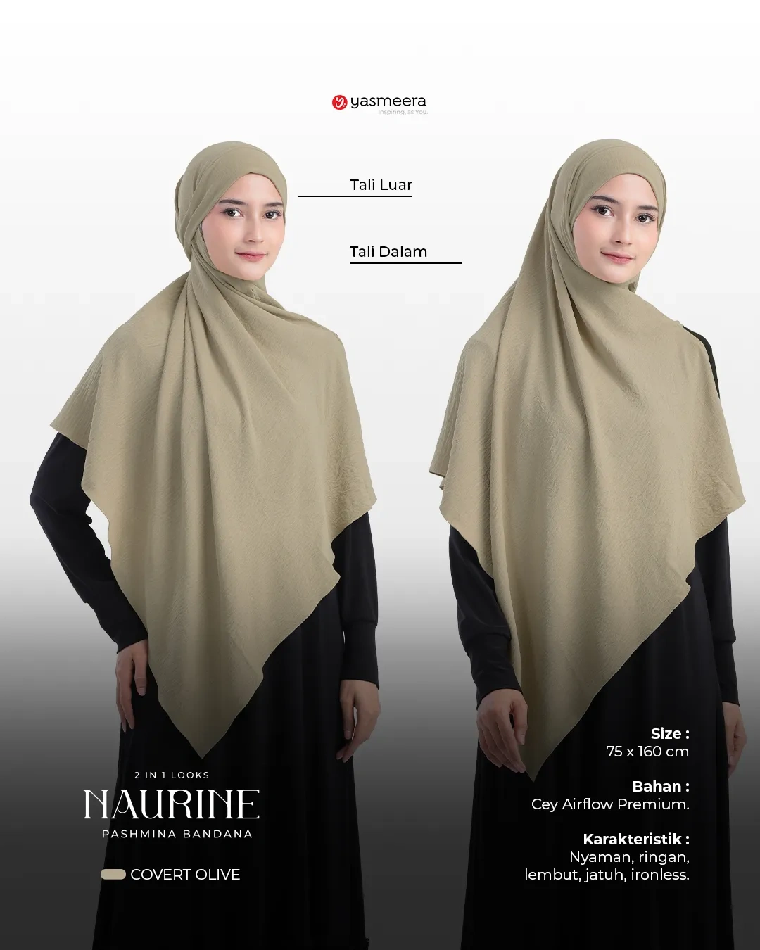 PASHMINA BANDANA NAURINE thumb 3
