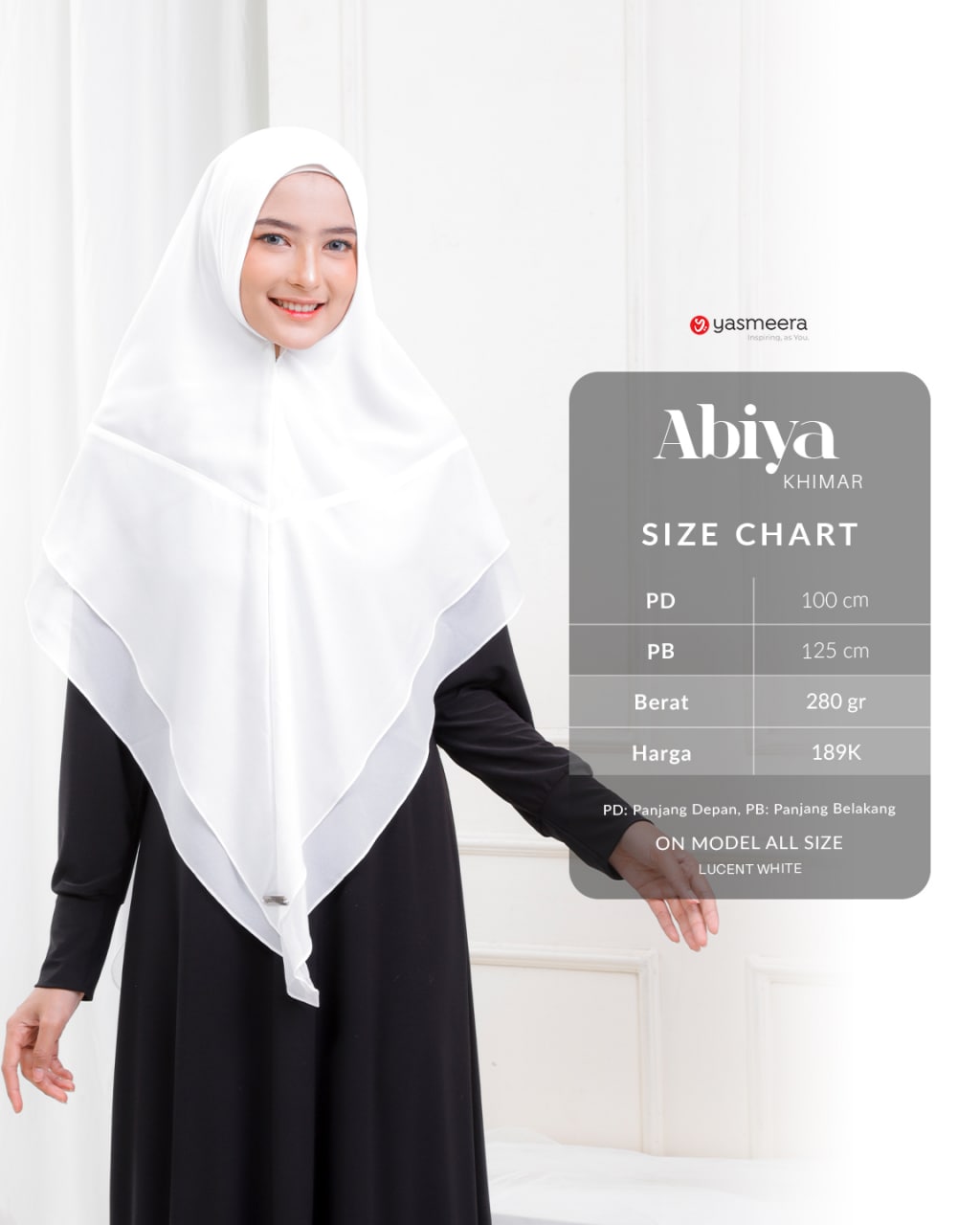 Yasmeera - KHIMAR ABIYA thumb 14