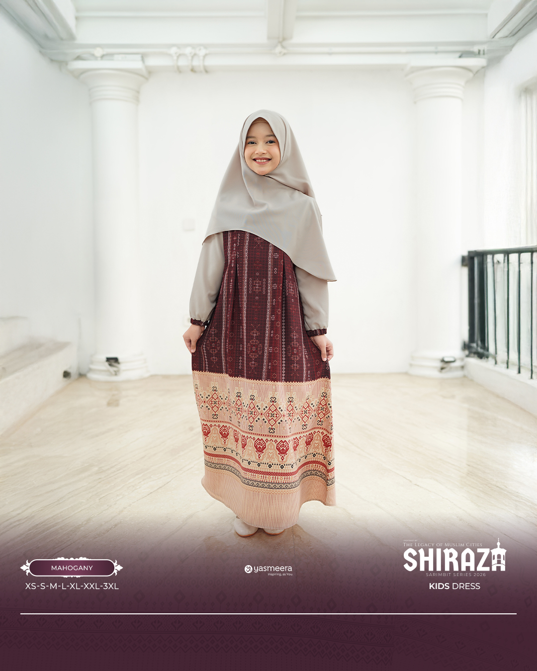 Yasmeera - GAMIS SHIRAZA STYLE 1 ANAK GRADE B thumb 30
