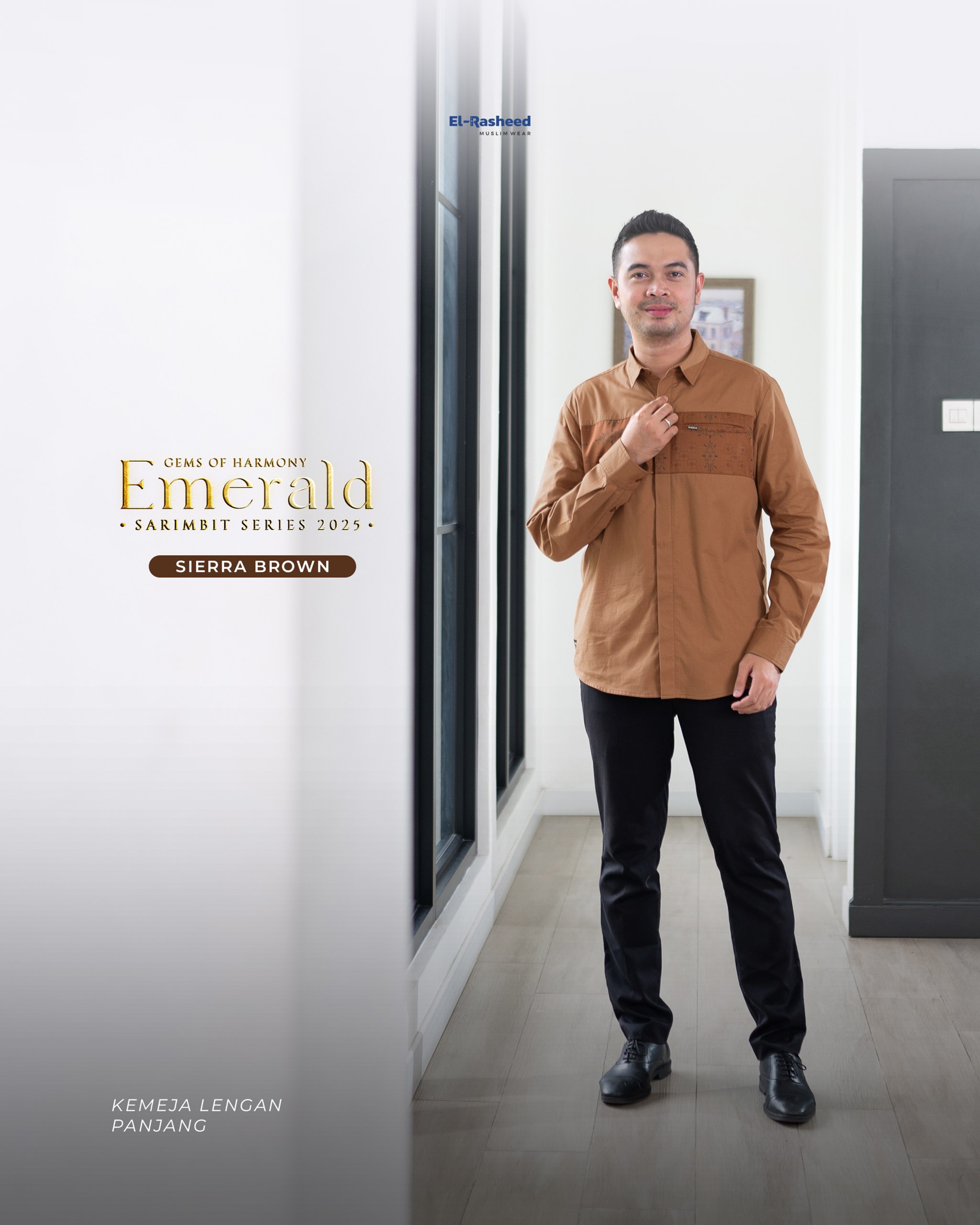 Yasmeera - SARIMBIT 2025 EMERALD SERIES WARNA SIERRA BROWN thumb 4